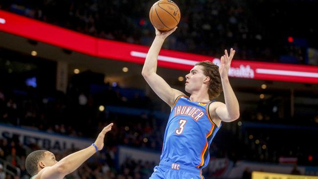 Josh Giddey says playing with more space makes for more exciting basketball. Picture: Ian Maule/Getty Images