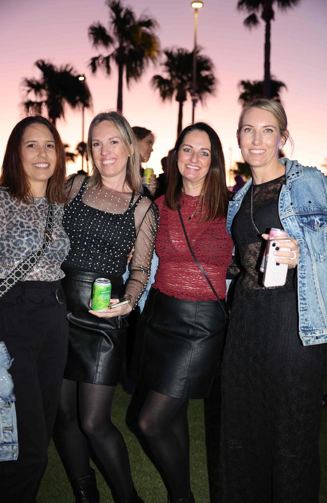Zoe Coleman, Ashleigh Wilson, Emma Stumpf and Haley Banks at the Ministry of Sound Classical 2025 at HOTA for Gold Coast at Large. Picture, Portia Large.