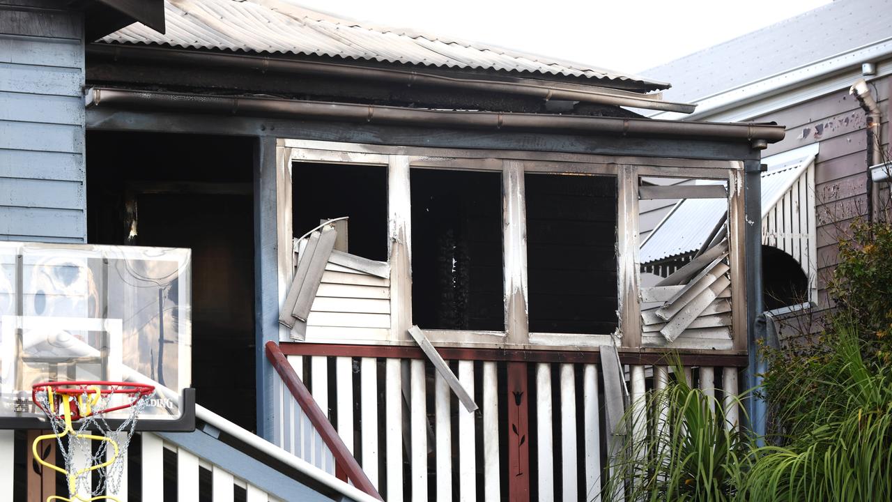 Family’s lucky escape after Brisbane home goes up in flames