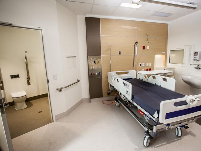 Inside one of the inpatient rooms at the new RAH.