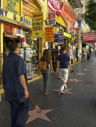 The Hollywood Walk of Fame in Los Angeles is surprisingly dingy.