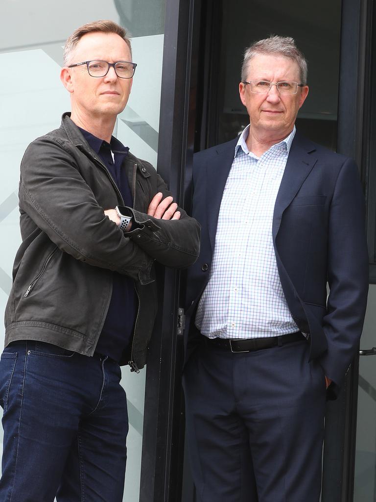 Northern Futures chief executive Andrew Palmer and board chair Rob Birch. Photo: Alison Wynd.