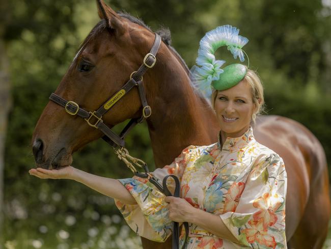 Zara Tindall will be competing in a three-day equestrian event and won’t attend Easter with the royal family. Picture: Jason Alden
