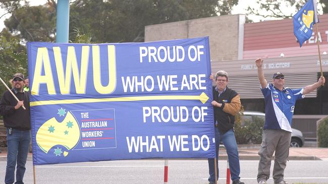 The investigation into AWU’s donation to activist group GetUp! has been declared invalid. Picture: Chris Walls