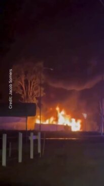 Horror fireball after five-vehicle crash on Bruce Highway