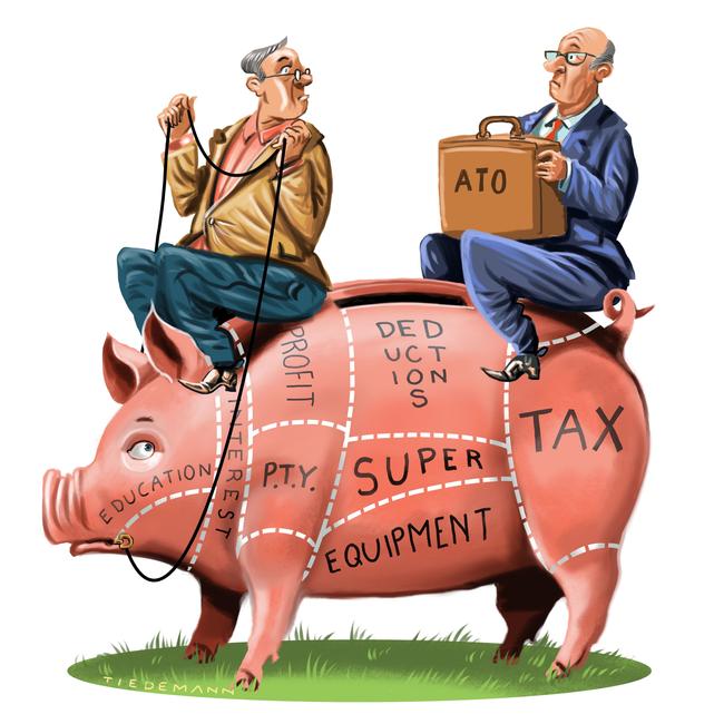 Tax time is upon us. Illustration: John Tiedemann