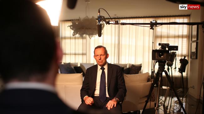 Former prime minister Tony Abbott has told Sky News that he was told MH370 was a pilot murder/suicide. Picture: Supplied