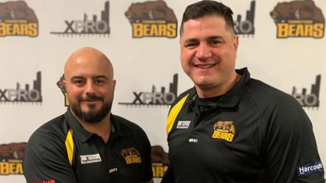 Thomastown president Rob Mazniovski welcomes Mario Bandera as the club's new senior coach for 2020. Picture: Thomastown Facebook