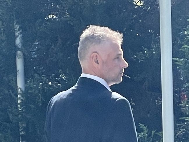 Mr O'Brien leaving Gosford District Court after a previous appearance. Picture: NewsLocal