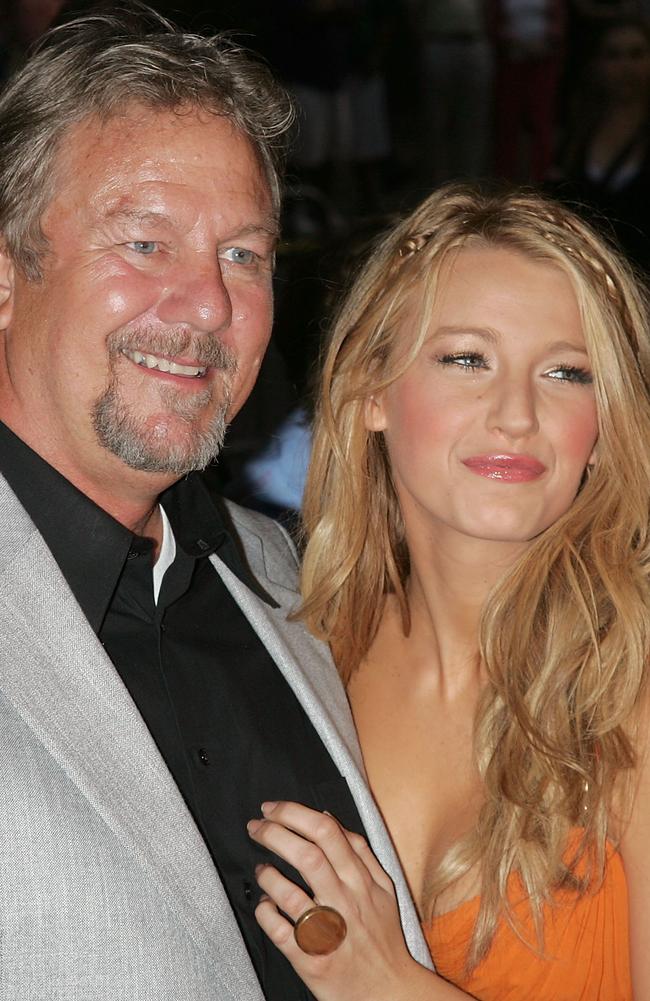 Ernie and Blake Lively at the premiere of The Sisterhood of the Travelling Pants 2. Picture: WireImage