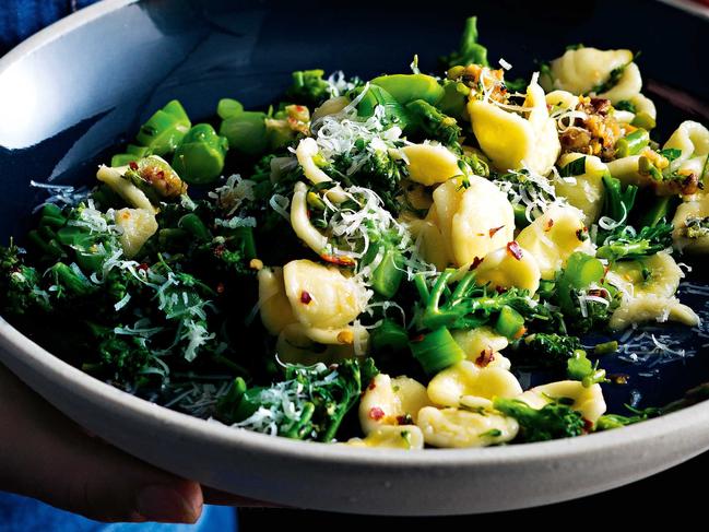 Anchovy, broccolini and chilli orecchiette.