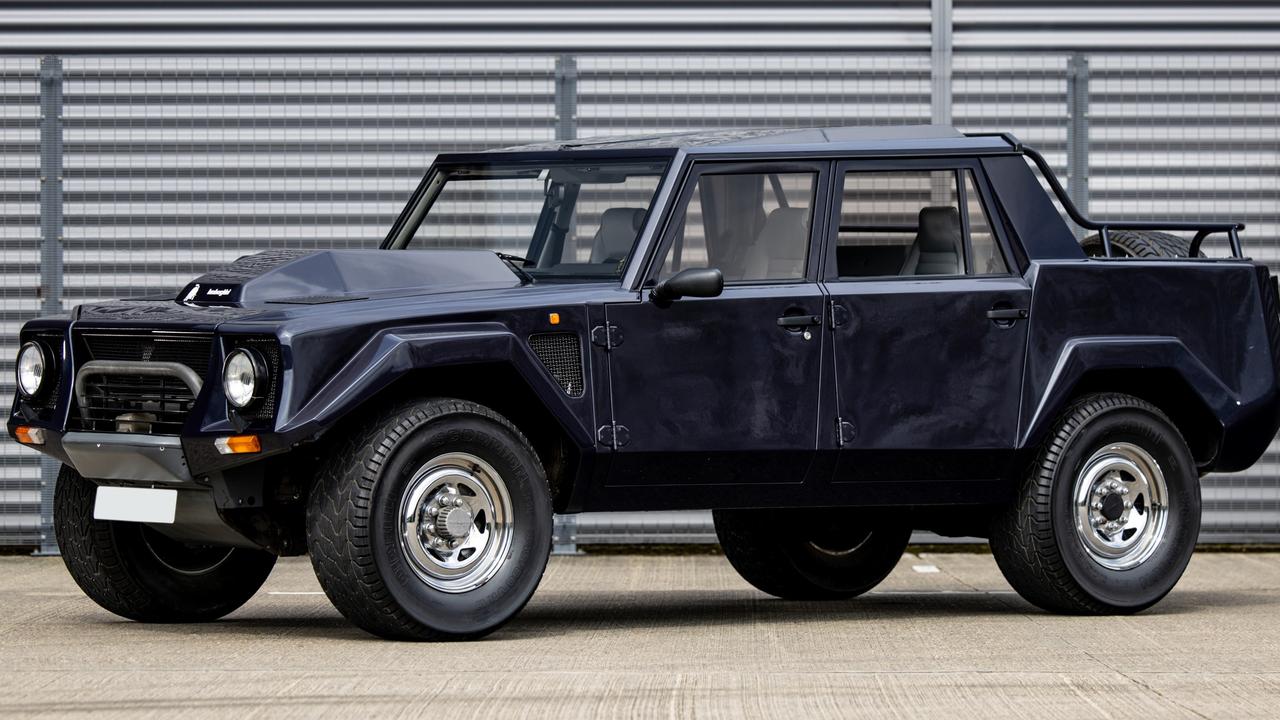 The 1988 Lamborghini LM002 is up for auction at RM Sotheby’s.