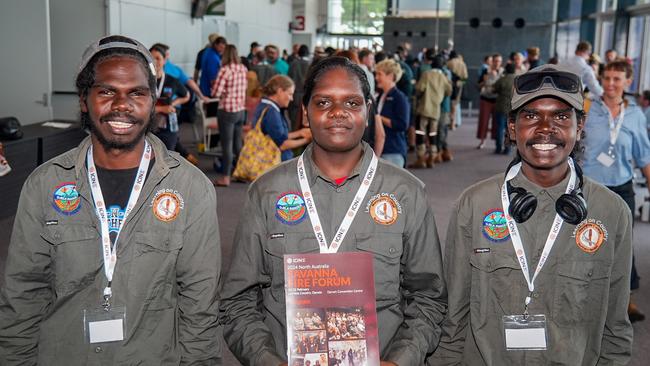 Ranger interns at Savannah Fire Forum. Picture: Learning on Country