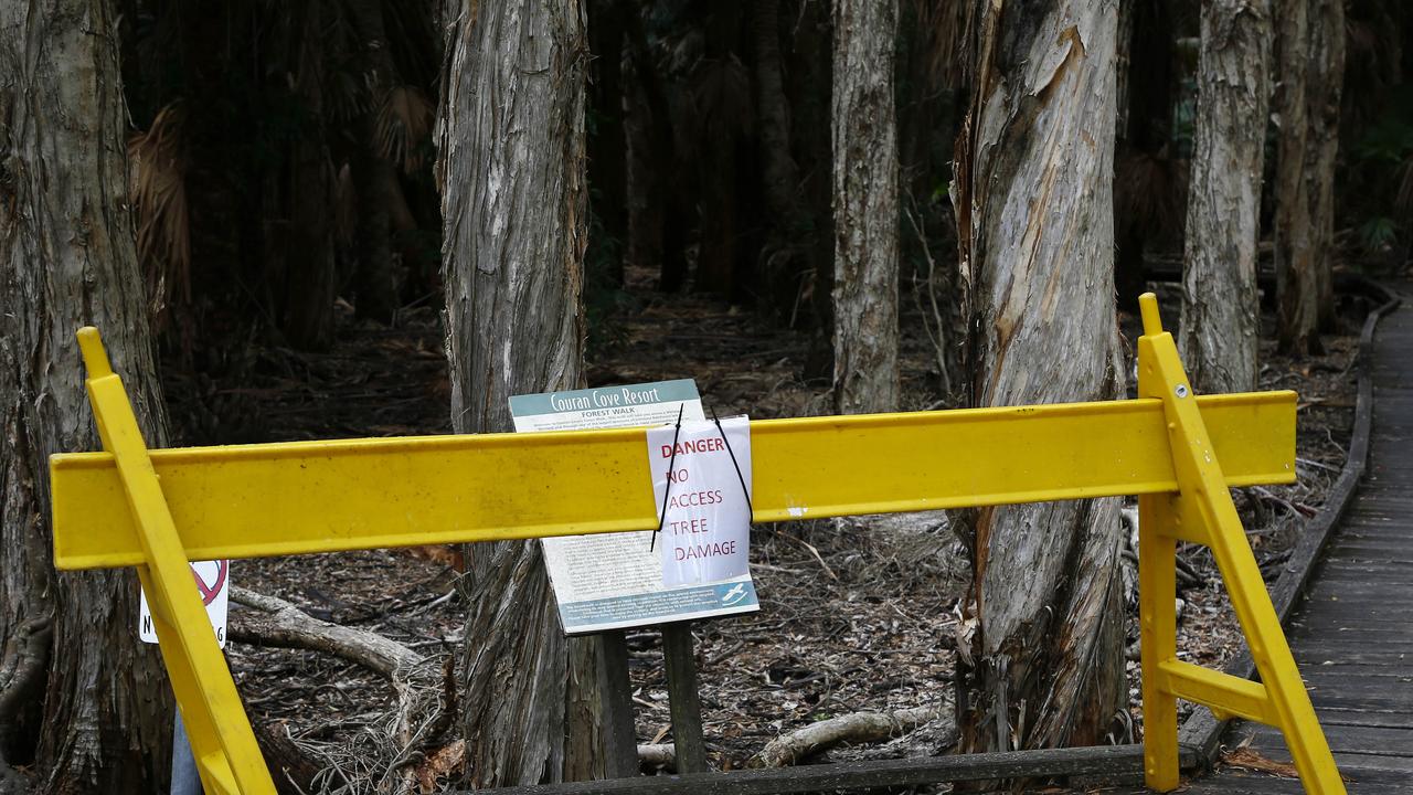 A warning sign. Picture: Tertius Pickard