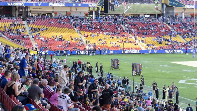 NRL fans travelled from across Queensland to attend Magic Round last year. Picture: Richard Walker