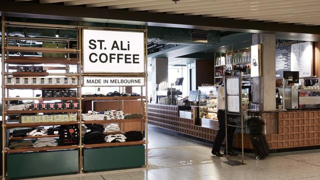 St Ali Coffee at Melbourne International Airport.