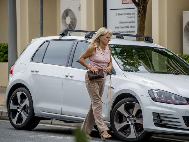 Donna Gates attending a meeting at the Mayor's Office in Southport. Picture: Jerad Williams