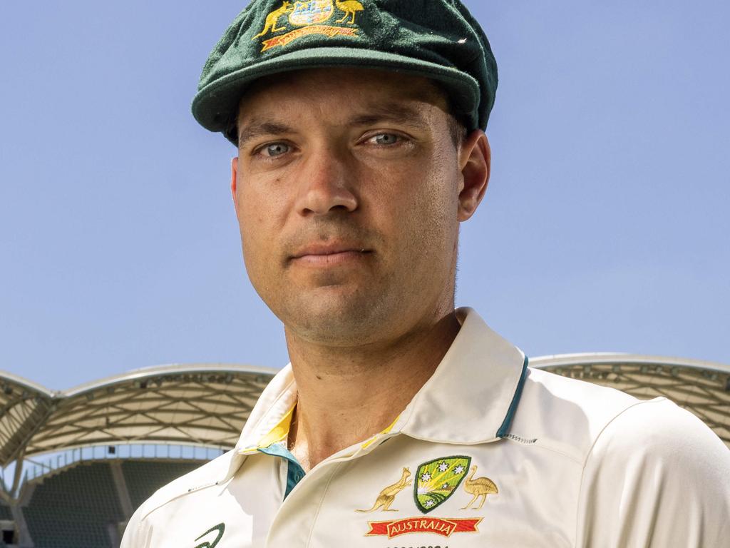 15,January, 2024: South Australian Test cricketer Alex Carey poses for a portrait.  Photography by Kelly Barnes