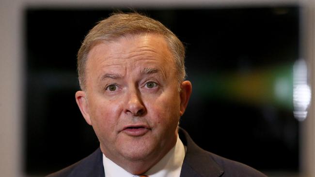 10/06/2019Opposition leader Anthony Albanese at The Pantry at Wangara.Pic Colin Murty The Australian