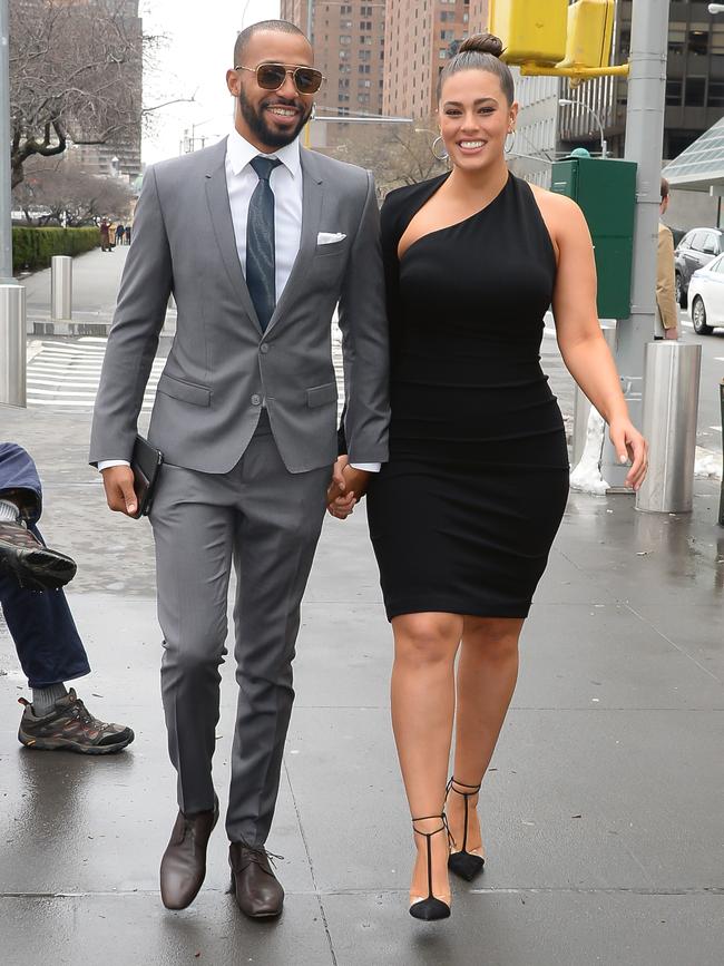 Arriving at the United Nations headquarters with husband Justin Ervin for International Women’s Day in March last year. (Picture: Getty Images)