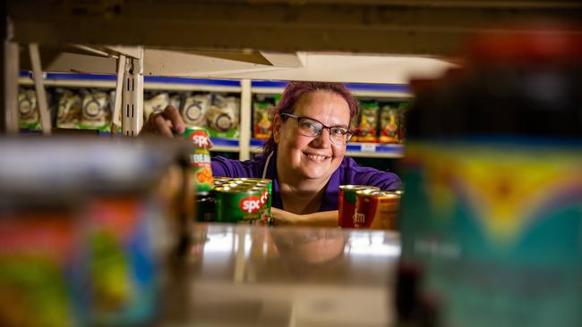 Davoren Park Foodbank hub co-ordinator Belinda Kean. Picture: Tom Huntley