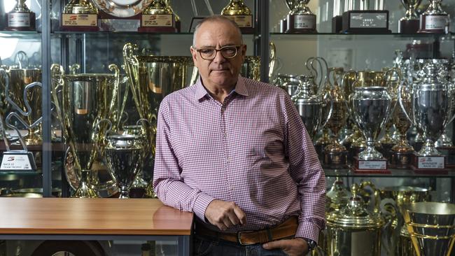 Triple Eight Red Bull Holden Racing Team owner Roland Dane. Pic Mark Cranitch.