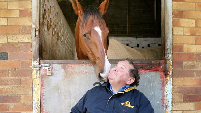 Barry Baldwin won the 2006 Stradbroke Handicap with La Montagna. Picture: Peter Wallis.