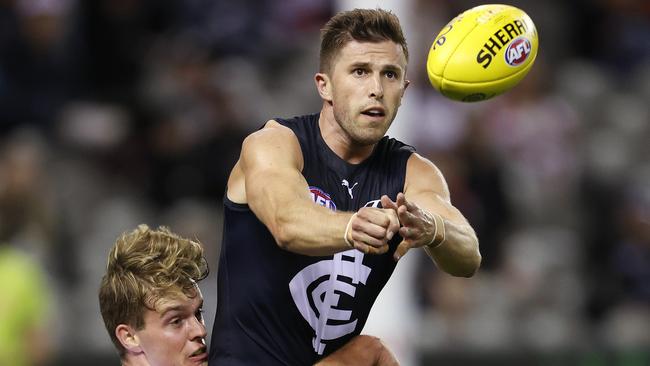 Carlton veteran Marc Murphy will spend most of his time forward this year. Pic: Michael Klein