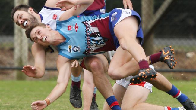 Football BFL: Modewarre v Queenscliff. Modewarre 24 and Queenscliff 9 Che Durran Picture: Mark Wilson