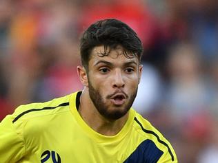 Daniel De Silva of the Central Coast Mariners during the round 12, A-League match between Adelaide United and the Central Coast Mariners at Coopers Stadium in Adelaide, Tuesday, December 26, 2017. (AAP Image/David Mariuz) NO ARCHIVING, EDITORIAL USE ONLY