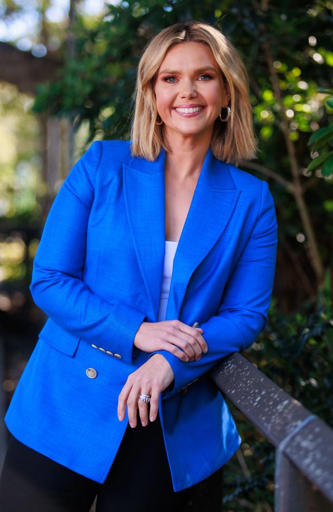 Sunrise presenter Edwina Bartholomew has her own bedroom. Picture: Justin Lloyd