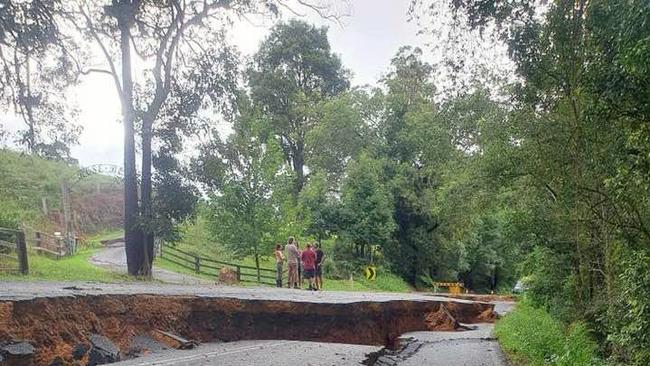 Tyalgum Road has been out of action since the February 2022 floods.