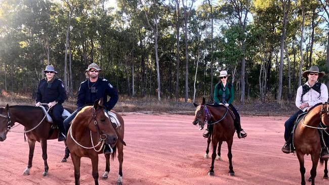 Riders join the search for missing Aurukun man Burt Wikmunea. Picture: QPS