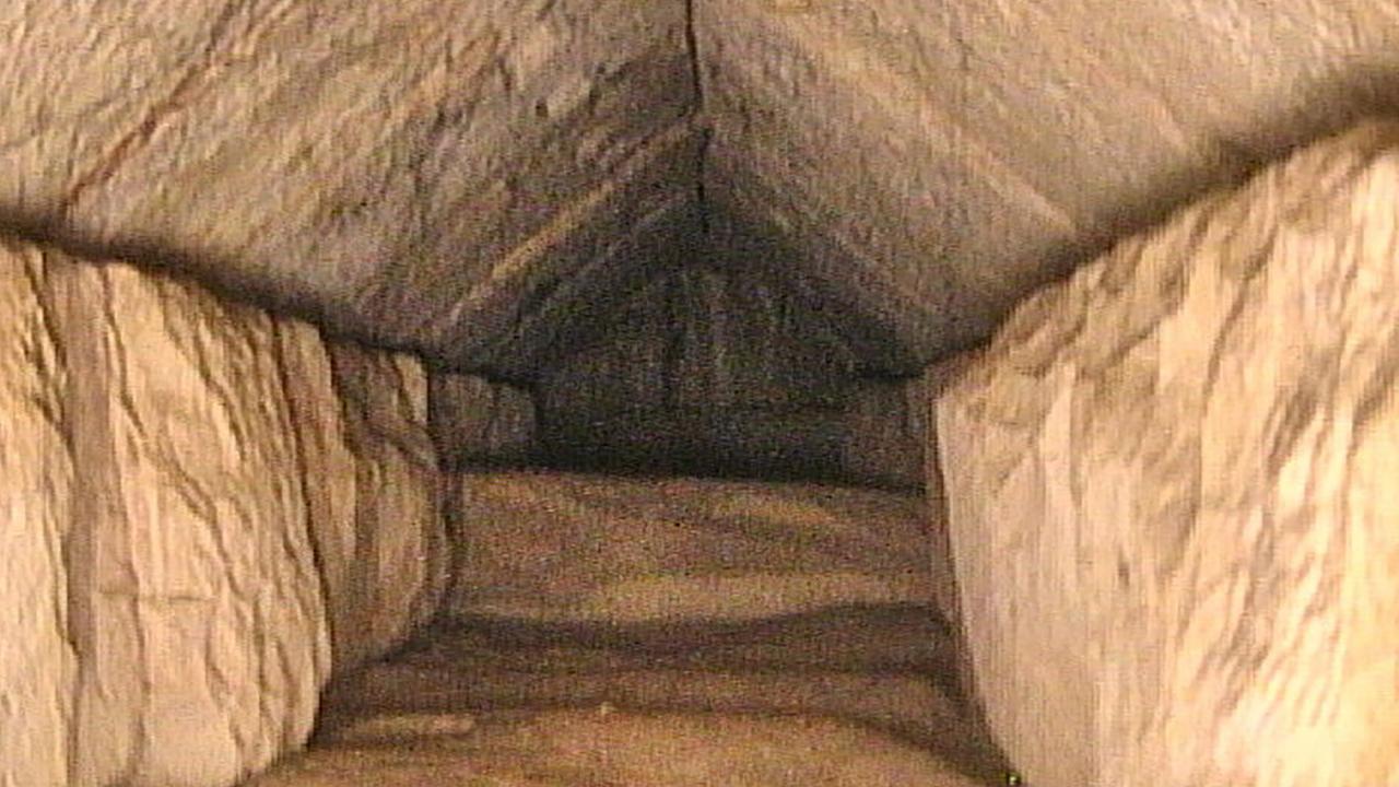 Scientists have discovered a hidden corridor in the 4500 year-old Great Pyramid of Giza. Pictures: AFP