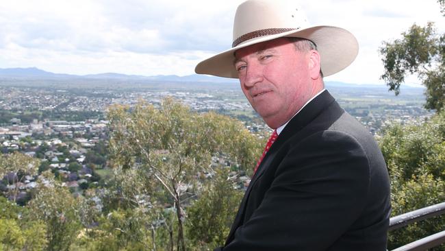 Barnaby Joyce after the Australian High Court ruled he was ineligible to hold office. Picture: Peter Lorimer