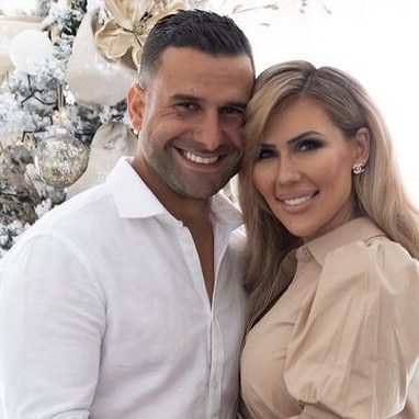 Charbel and Sara Douna enjoy Christmas. Picture: Instagram