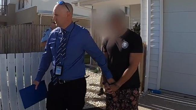 Former NRL player Michael Gordon, was arrested on November 21 this year at a home in Casuarina and charged with drug supply. Source NSW Police.