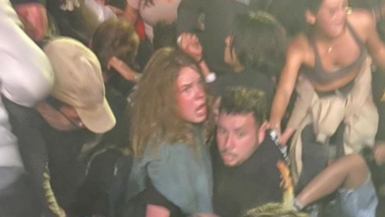 During the crowd surge hundreds of concert-goers were injured. Picture: Twitter.