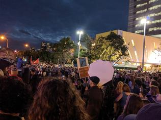 Transport chaos as Adani protest clogs CBD