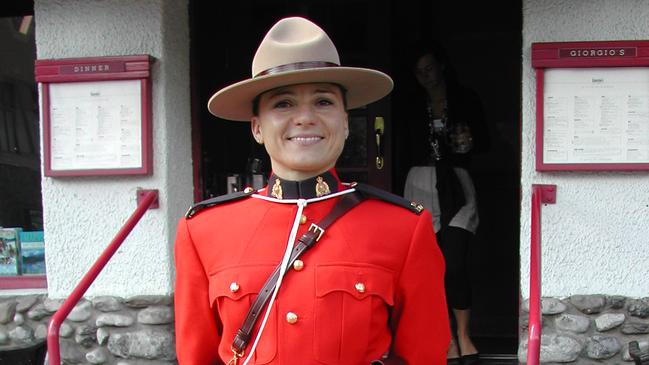 An RCMP officer.