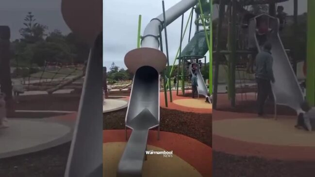 Kids injured on new Warrnambool slide at Lake Pertobe playground