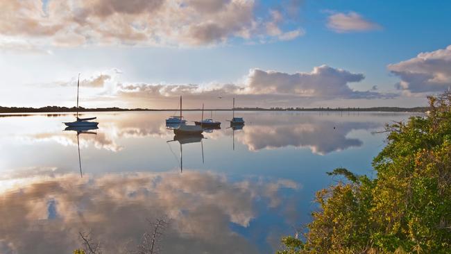 Sunrise at Goolwa, South Australia. Picture: Graham Scheer/SATC