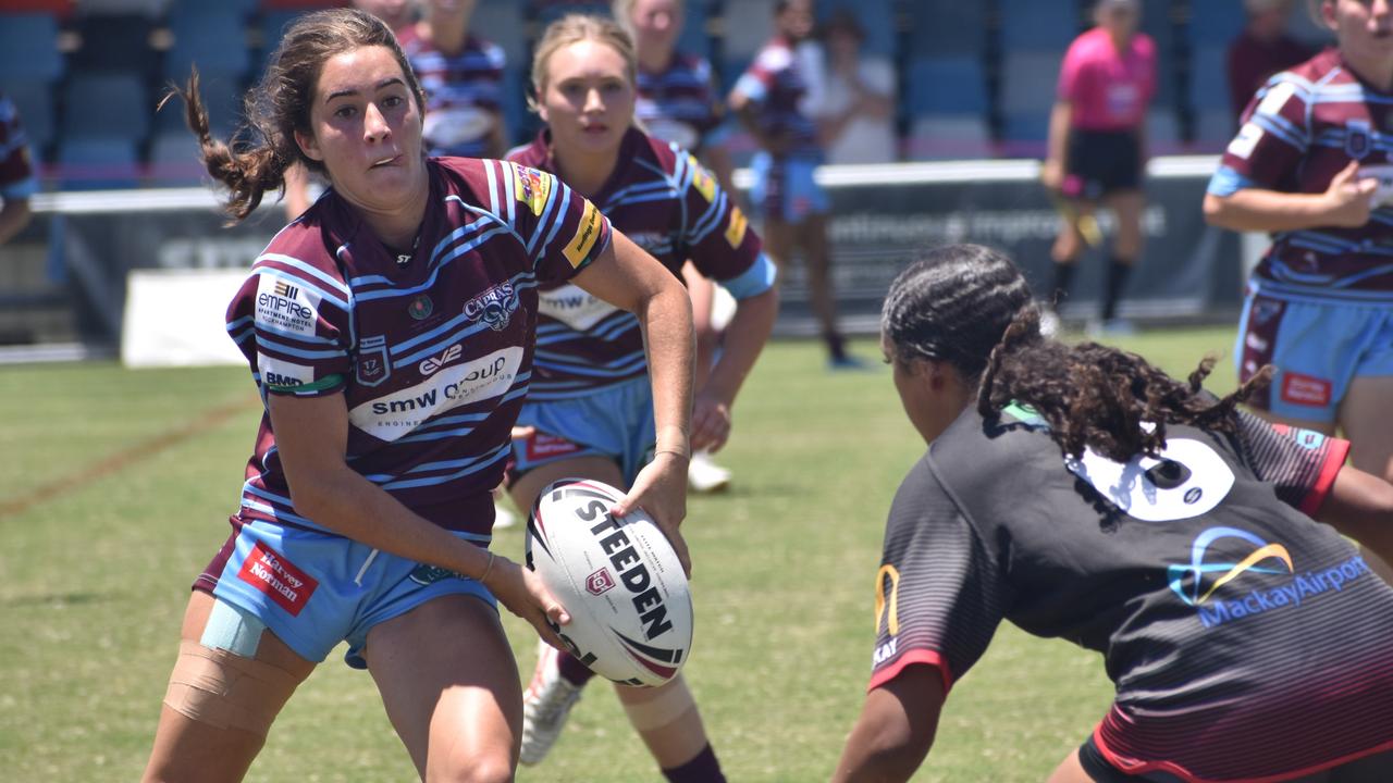 CQ Capras under-17 footy sensation Caydence Fouracre.