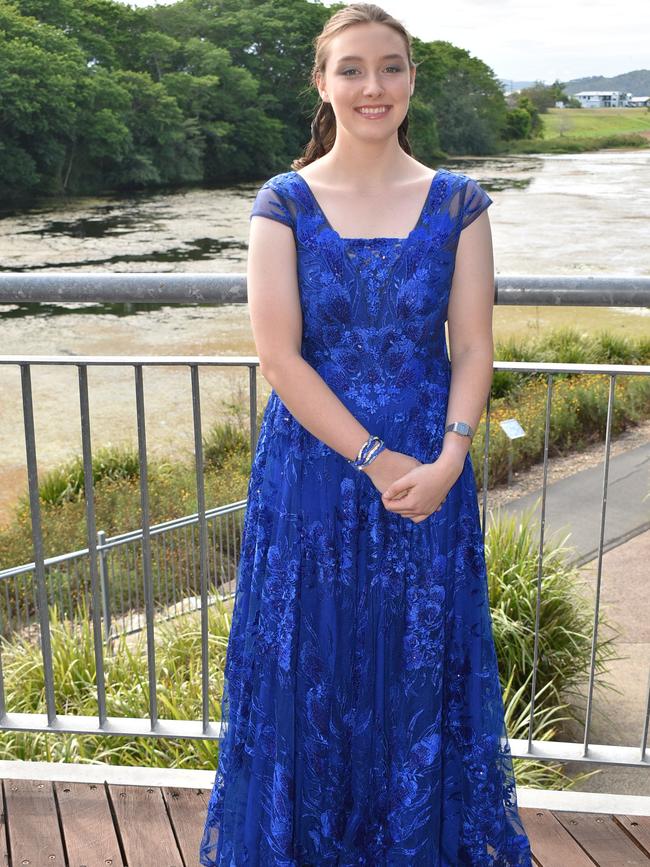 Grace Clarkson looked stunning for the Mackay State High School 2021 Year 12 formal, November 16, 2021. Photos: Tara Miko and Janessa Ekert