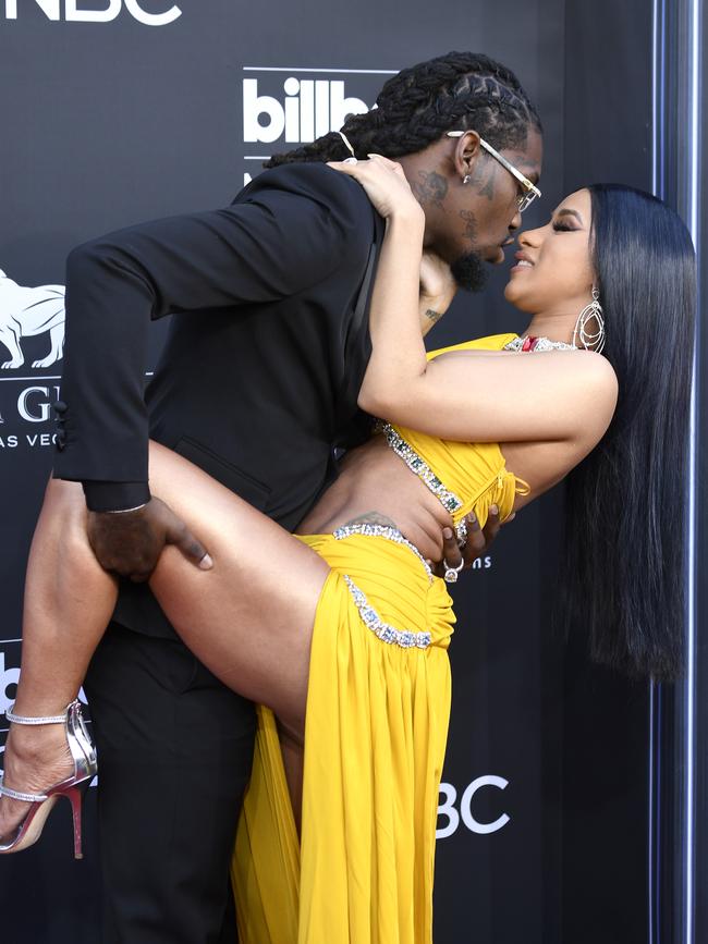 The previously loved-up couple on a 2019 red carpet. Picture: Frazer Harrison/Getty