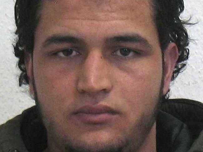 Tunisian Anis Amri who is suspected of being involved in the fatal attack on the Christmas market in Berlin. Picture: AP