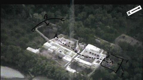 Drone imagery of the compound known as Whiskey 108 which was raided by SAS soldiers including Ben Roberts-Smith in 2009. SUPPLIED : Federal Court