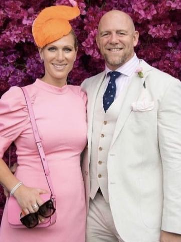 Zara Tindall wears a hat by Jill and Jack millinery. Picture: Supplied