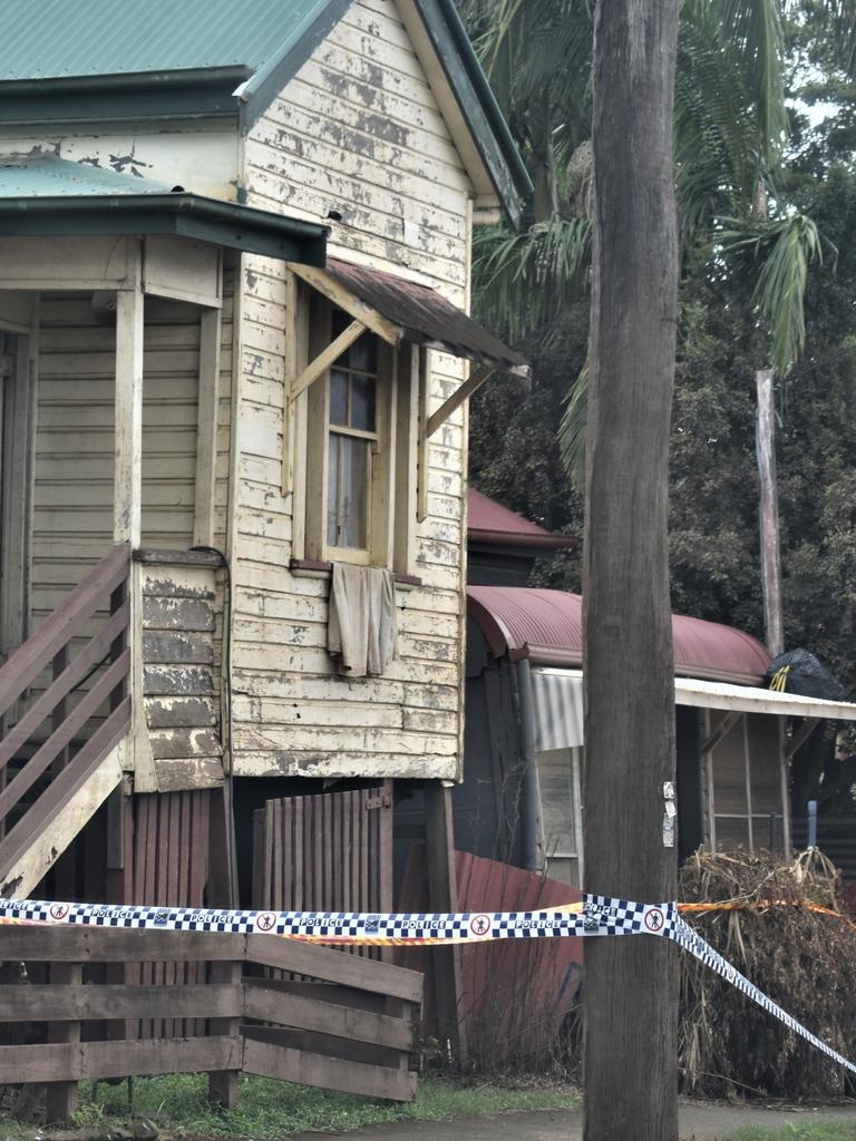 A flood damaged home on Zadoc St, Lismore. Picture: Tessa Flemming