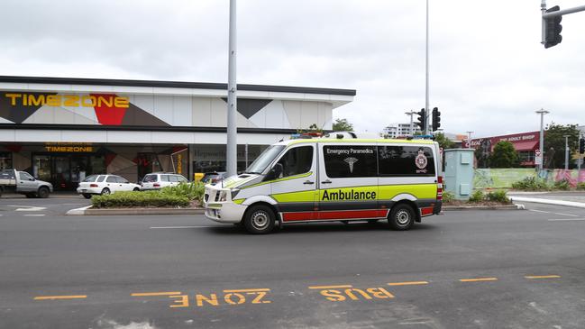 A rider has been injured in a crash on Toogood Rd in Woree. Picture: Peter Carruthers